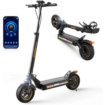 isinwheel D2 Electric Scooter 1000W Motor 48V 15.6Ah 55km Range