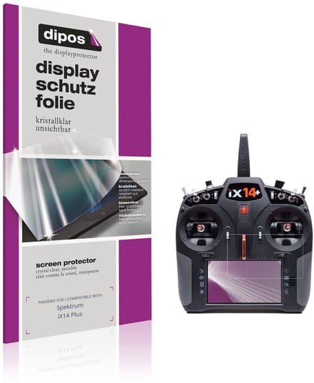 dipos – 2x Beschermfolie geschikt voor Spektrum iX14 Plus | Krasbestendige & heldere Screenprotector Ultra-Thin