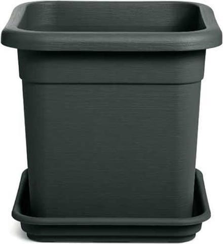 Elezza Decor Quadro Plantenbak L42 x B42 x H40 cm - Antraciet