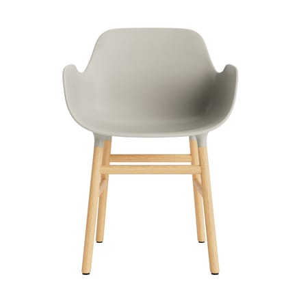 Normann Copenhagen Form fauteuil met houten frame - NormannCopenhagenFormLightGrey - eiken