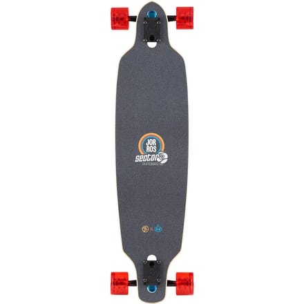 Sector 9 longboard Kirin Fractal drop through 36
