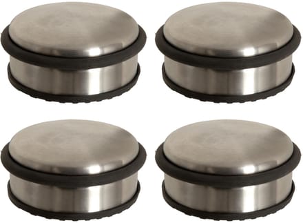 5Five Ronde deurstopper - 5x - 10 x 4,5 cm - van metaal - Deurstop gewicht - 930 gr