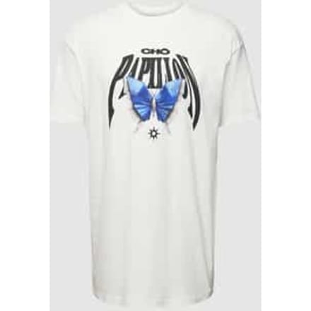 T-shirt met motiefprint, model 'ORIGAMI'