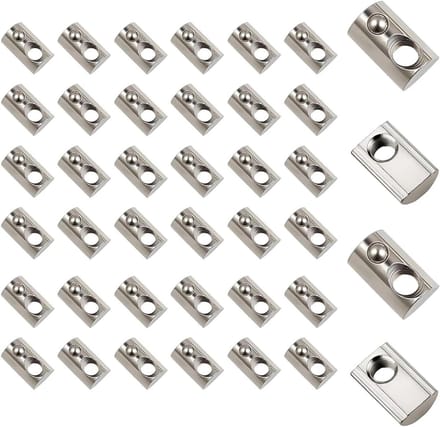 Solidchoice - 40 Stuks M6 T-Slot Aluminium Profiel Moeren