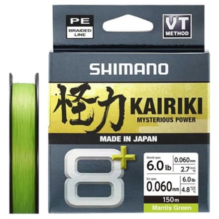 Shimano - Kairiki 8+ Mantis Green / 150m - Shimano