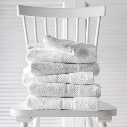 De Witte Lietaer Handdoeken Helene Wit 50 x 100 cm - 6 stuks - Katoen