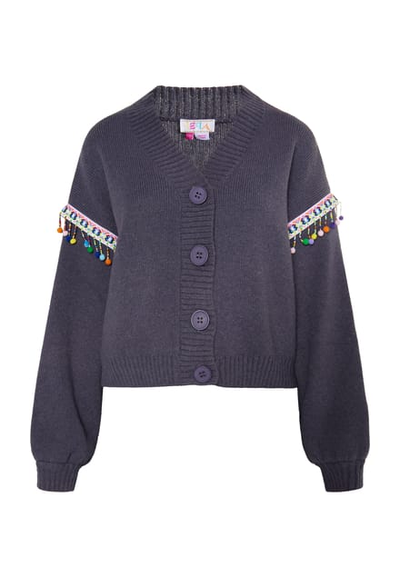 IZIA Vest Dames donkergrijs