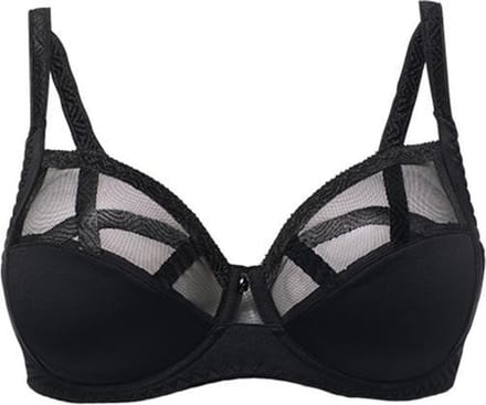 Louisa Bracq - Serie Beugel BH Zwart - maat 75E - Zwart