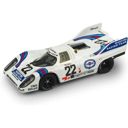 Brumm Porsche 917K Le Mans 24H 1971 Winnaar Martini Racing BRUMM 917K LE MANS MARTINI 1/43 [Gebruikt] wit