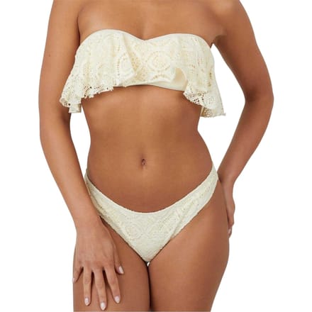 Brave Soul Gehaakte bikinibroekjes voor dames (Geel)