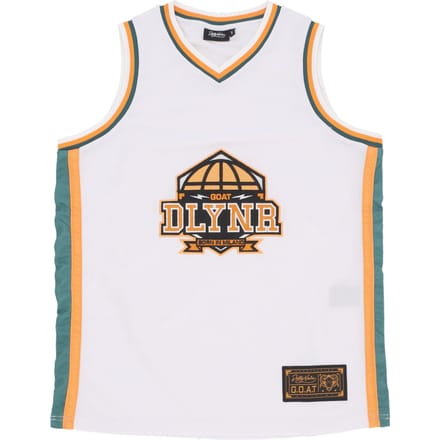 Basketbal type Man Geiten Tank boven wit