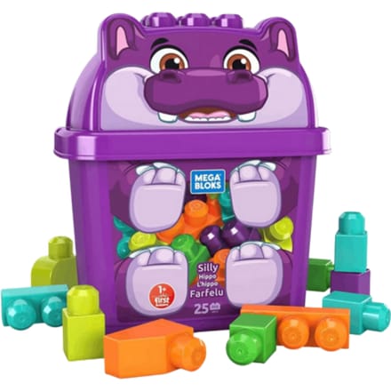 Mega Bloks Eerste Bouwers Gekke Nijlpaard 25 stuks