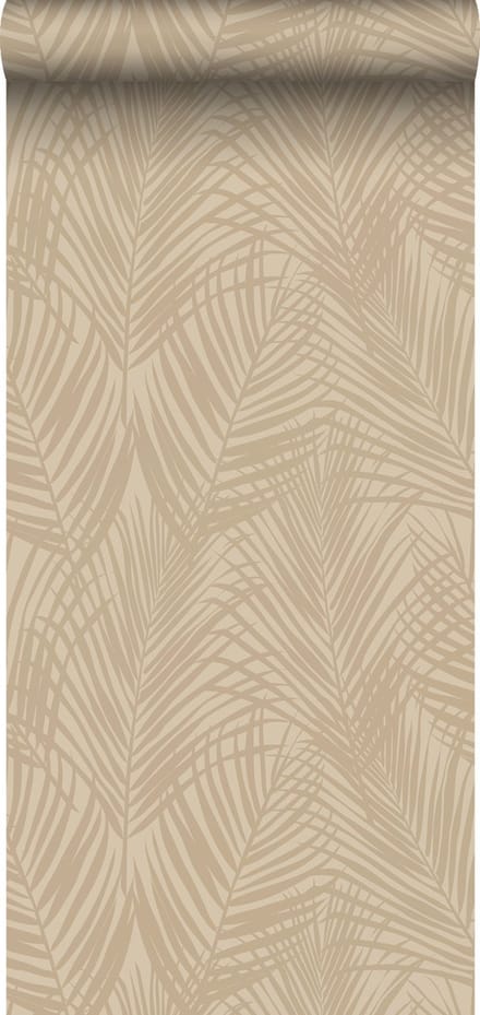 ESTAhome behang palmbladeren beige - 53 cm x 10.05 m - 139431