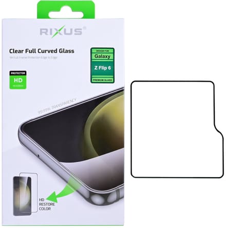 Rixus Clear HD Tempered Glass For Samsung Galaxy Z Flip6