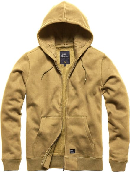 Vintage Industries Sweatjacke Redstone Hooded Sweatshirt Sand-XL