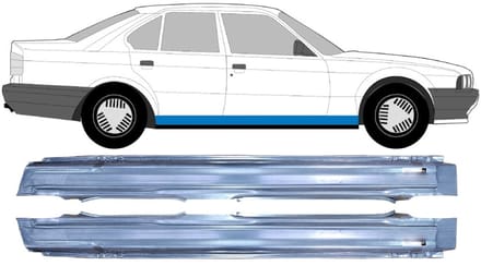 Volledige dorpel voor BMW 5 E34 1987-1997 / Links + Rechts / COMBI / SEDAN / Set