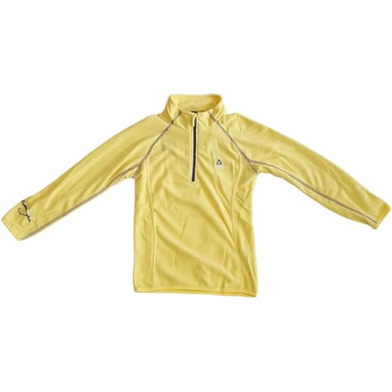 Microfleece sweatshirt met halve rits voor meisjes Peak Mountain Gafine