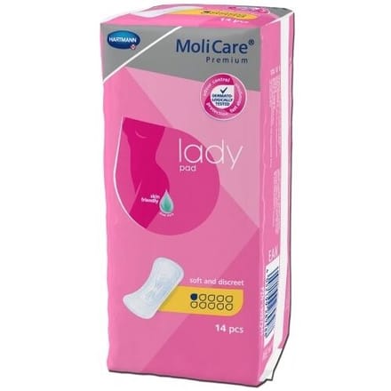 Hartmann Molicare Premium Lady Pads 1 druppel - 24 pakken van 14 stuks