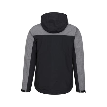 Mountain Warehouse Heren District Extreme 3 in 1 Waterdichte Jas (Zwart)