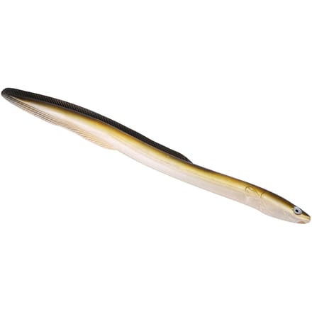 1PC Grote Zachte Palingvormige PVC Vissen Simulatie Kunstmatig Zwemmend Aas beige