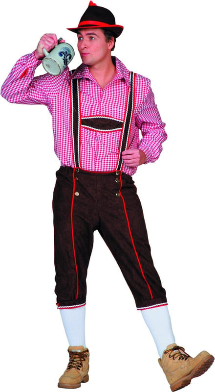 Oktoberfest broek bruin elite - Maat 60
