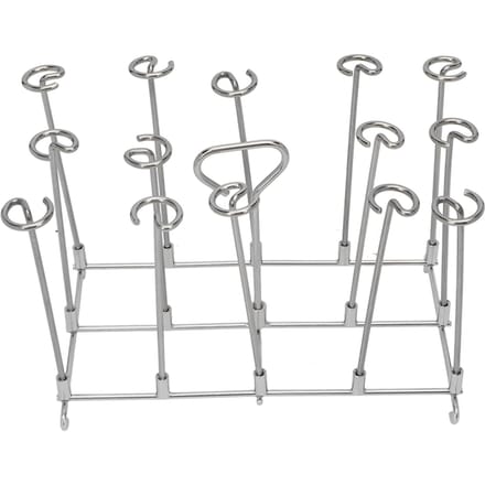 Friteuse Spiesstand Gelijkmatige Garing Roestbestendigheid RVS Verticale Spiesstand voor gray