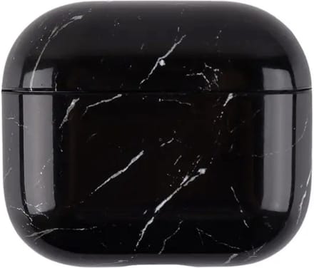 Hidzo - Hoes voor Apple's Airpods Pro - Hard Case - Zwart Marmer