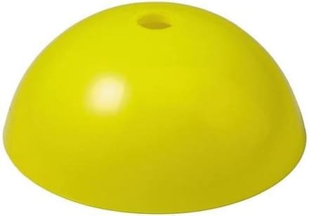 Tom Afbakenbollen Hard Plastic 10 Stuks Geel