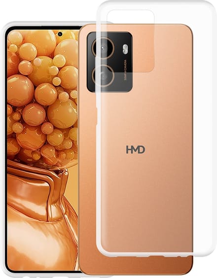 Just in Case hoesje geschikt voor HMD Pulse+ Hoesje Siliconen - Flexibele Case - Transparant