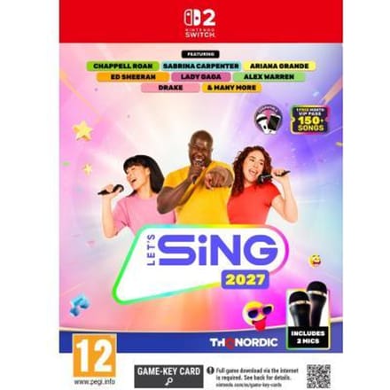 Let's Sing 2027 - 2 Mic Bundle - Nintendo Switch 2 - Nintendo Switch 2 - Party
