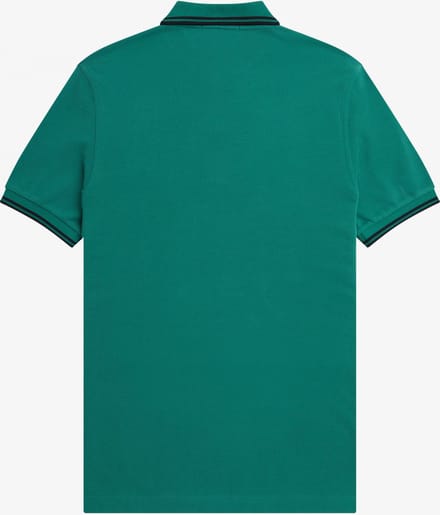 Fred Perry M3600 polo twin tipped shirt - pique - Deep Mint - Maat: M