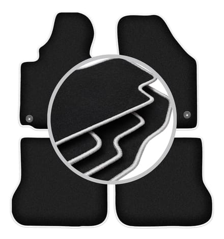 CARLUX-SILVER automatten voor: Volkswagen Caddy 2K 2FL minivan (2013-)
