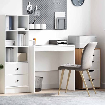 vidaXL - Bureau - Wit - 80 - x - 50 - x - 76 - cm