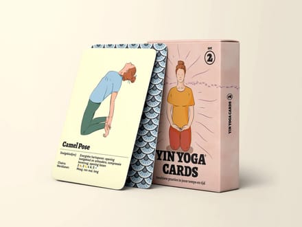 Yin Yoga Kaartenset Combideal: Set 1 (basisset) & Set 2 (uitbreidingset)