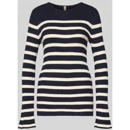 Gebreide pullover met ronde hals Model 'DOLLIE'