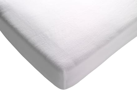 Polydaun - molton hoeslaken - topmatras - topper matras - 180x220 cm - wit