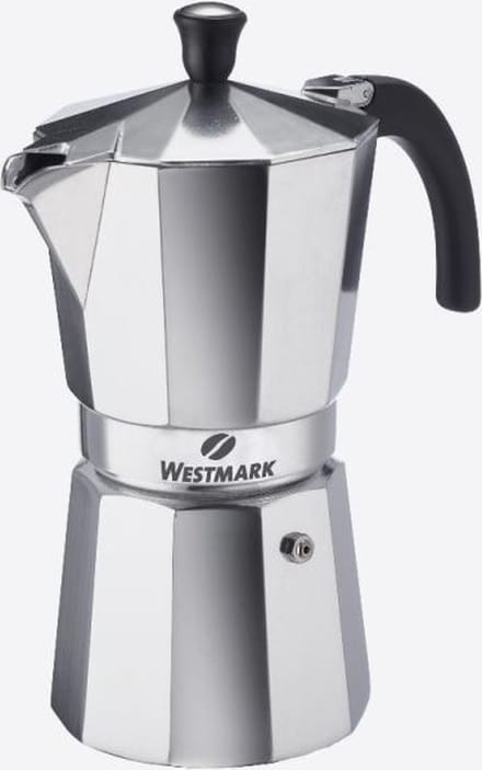 Westmark Brasilia 9-kops Italiaanse espressokan uit aluminium