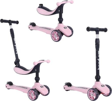Step scooter - Kinderscooter - Buiten spelen - Stevig frame - Niet gespecificeerd - Roze