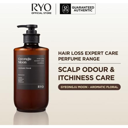 Shampoing Expert Soin Chute de Cheveux Gyeongju Moon Aromatique Floral 585ml black
