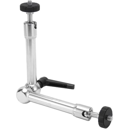 Bras articulé à friction réglable Rotule Support universel pour caméra Bras rotatif avec vis filetée 1/4 de pouce pour LCD white