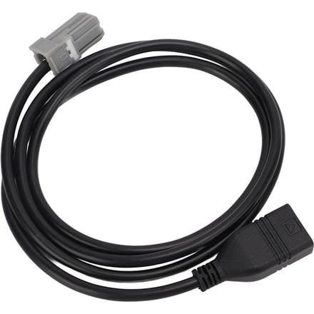 USB Female Adapterkabel Auto CD-speler MP3 MP4 Audio Conversiekabel Vervanging voor Mazda black