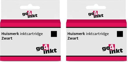 Go4inkt compatible met Canon CLI-8 twin pack inkt cartridges zwart bk - 2 stuks