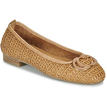 Rieten ballerina's voor dames Carmela