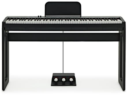 Keynote Compact Digital Upright Piano with Bluetooth, Black