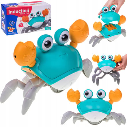 Leopard Interactieve Loopkrab - LED & Muziek - Sensory Speelgoed