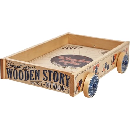 Chariot van hout Wooden Story