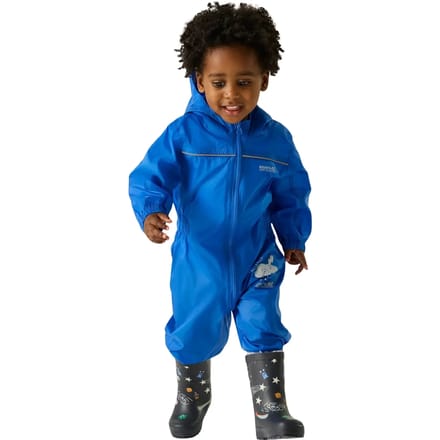 Regatta Puddle IV Waterdicht En Ademend Regenpak Met Capuchon - Kinderen