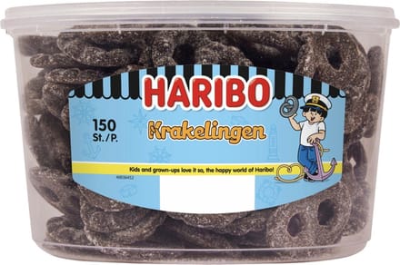 Haribo Drop Krakelingen - 150 stuks