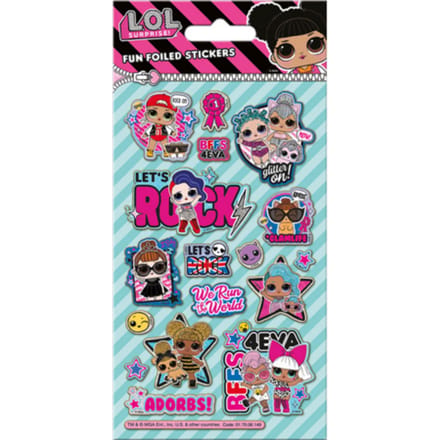 LOL Verrassing Glitter Stickers