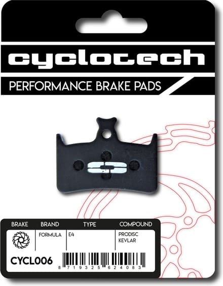 Prodisc Kevlar Remblokken voor Hope E4